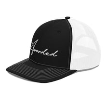 Load image into Gallery viewer, Scripted Type Logo Trucker Cap